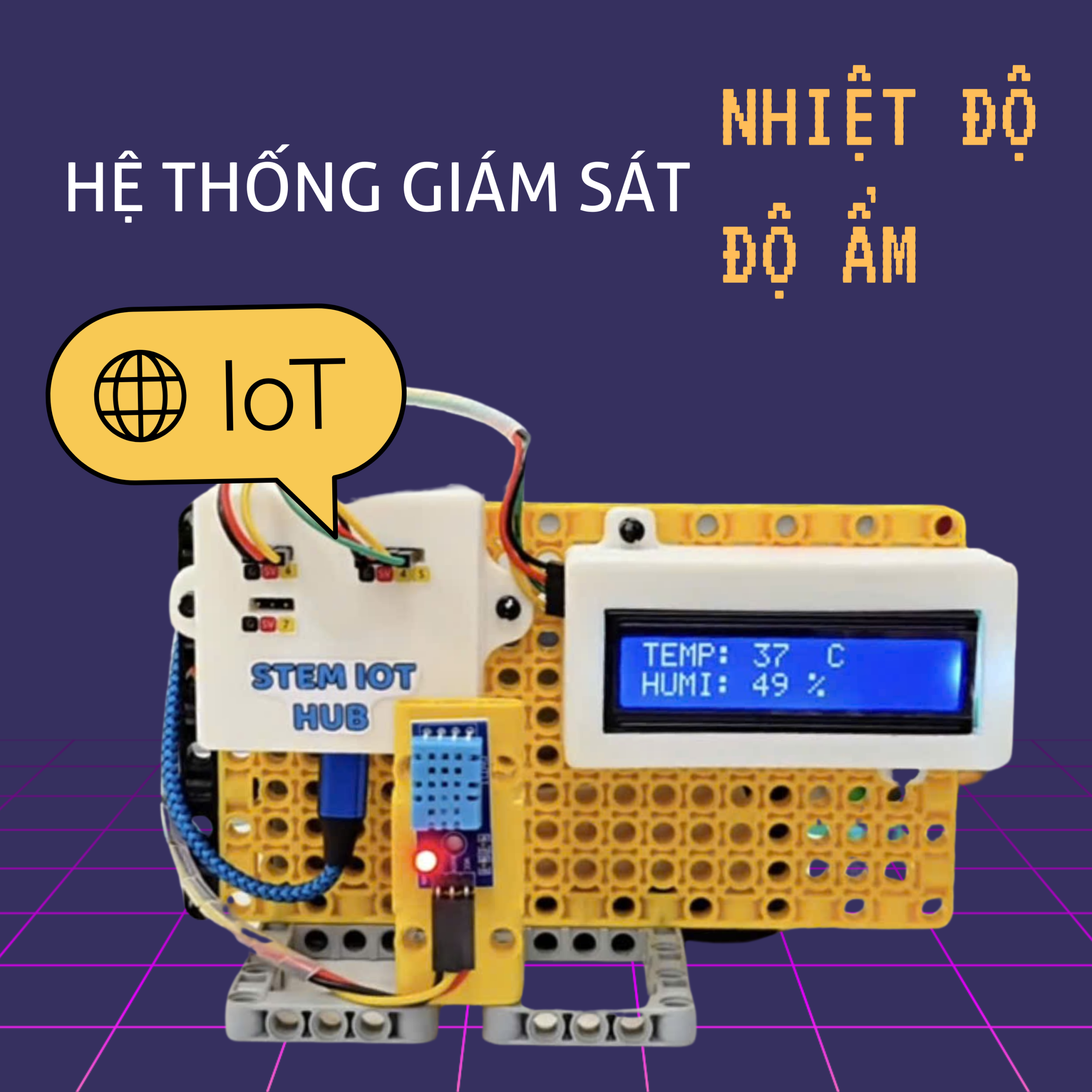 Hệ thống giám sát nhiệt độ độ ẩm tích hợp IoT