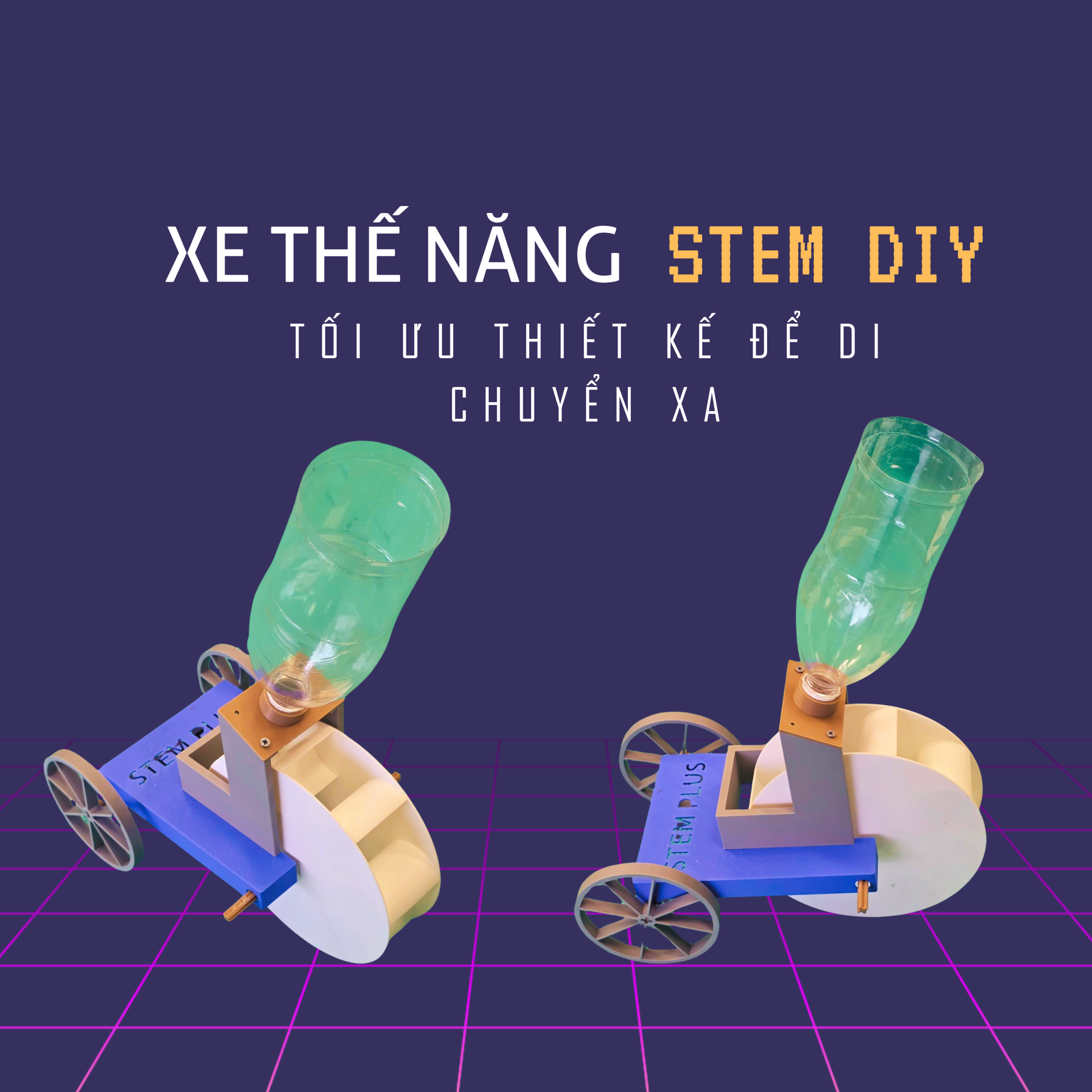Xe Thế Năng DIY Chạy Bằng Nước – Bộ Kit STEM Sáng Tạo