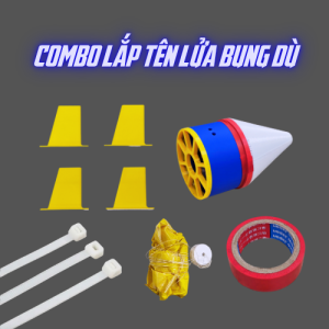 Combo lắp tên lửa bung dù