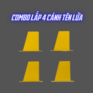 Combo lắp 4 cánh tên lửa